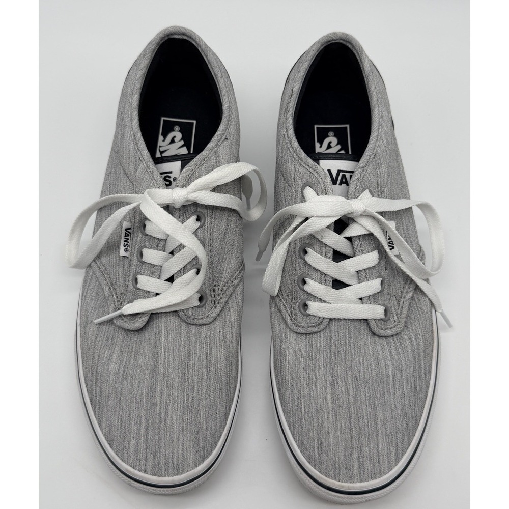 Vans Shoes Men's Sz 9 Gray Atwood Low Top Lace Up Sneakers Casual - Picture 2 of 8